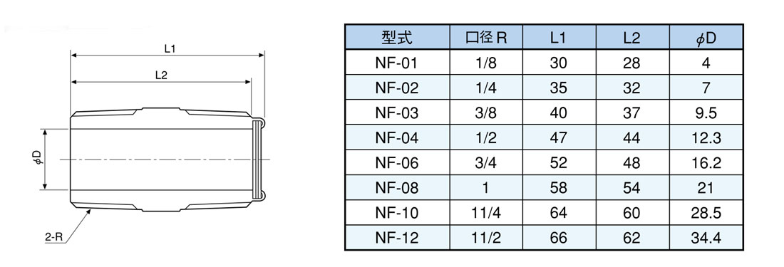 NF系列不銹鋼直紋濾芯